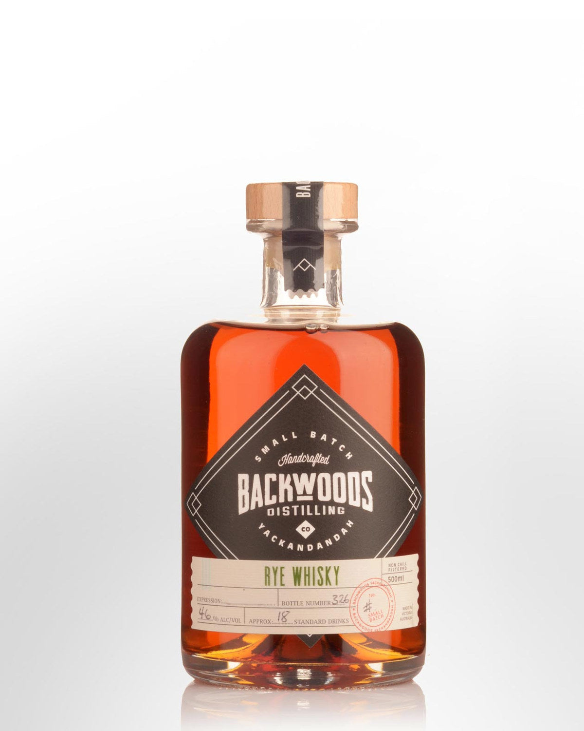 BACKWOODS RYE WHISKY