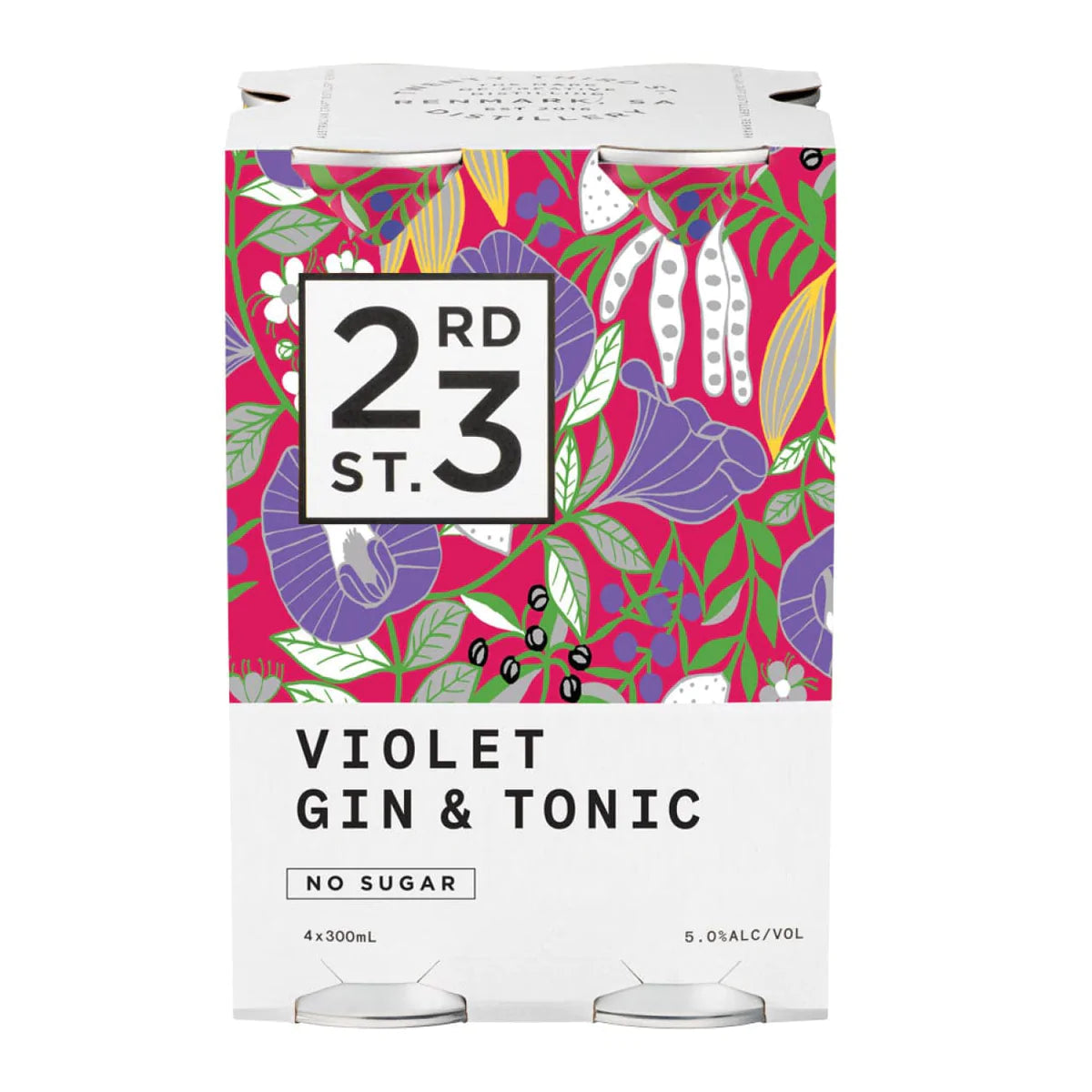 23RD STREET VIOLET GIN & TONIC 4pk