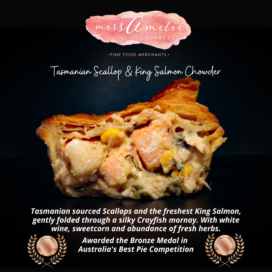 Single Tasmanian Scallop And King Salmon Chowder