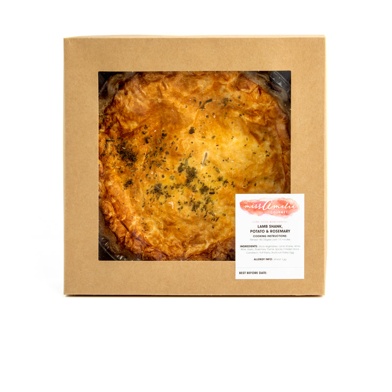 Family Lamb Shank Garlic & Rosemary Pie