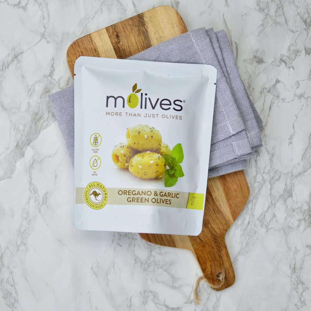 Molives Oregano & Garlic Marinated Olives